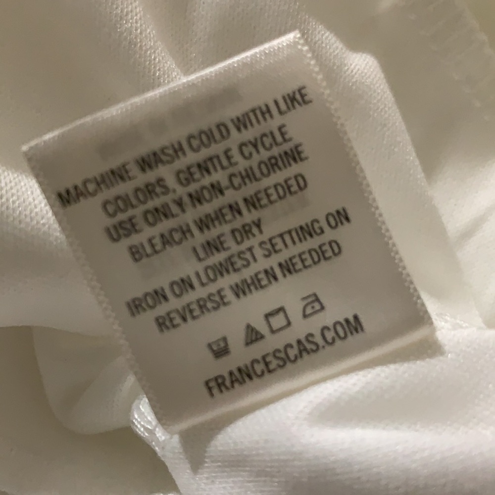 Alba Crochet Band White Mini Dress - NWT - Picture 13 of 13